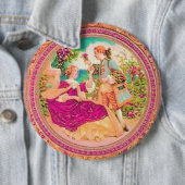 Viktorianisches Parfüm-Label der französischen Kol Button (Beispiel)