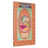 Viktorianisches Parfüm-Label der französischen Kol Klemmbrett (Rechts)