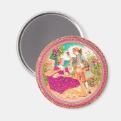 Viktorianisches Parfüm-Label der französischen Kol Magnet (Vorderseite/Rückseite)