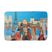 Viktorianisches Paris Badematte (Vorderseite)