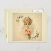 Viktorianisches Parlor_Flora Postkarte (Vorne/Hinten)