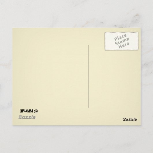 Viktorianisches Parlor_Flora Postkarte (Rückseite)