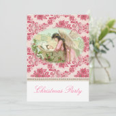 Viktorianisches Party Einladung (Stehend Vorderseite)