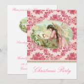 Viktorianisches Party Einladung (Vorne/Hinten)