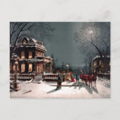 Viktorianisches Party Vintag Postkarte (Vorderseite)