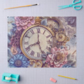 Viktorianisches Pastell-Steampunk-Muster Seidenpapier (Basteln)