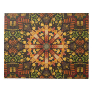 Viktorianisches Patchwork Kaleidoskop Notizblock