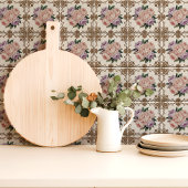 Viktorianisches Peony Bouquet mit Goldrausch Fliese