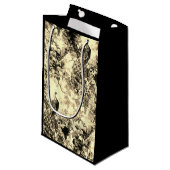 Viktorianisches Pfauenflair, elegantes Stadtbild Kleine Geschenktüte (Vorderseite Schrägansicht)