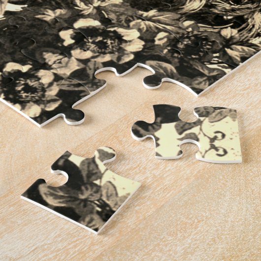 Viktorianisches Pfauenflorentoom Puzzle (Seite)