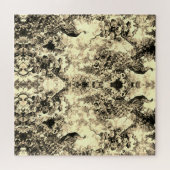 Viktorianisches Pfauenflorentoom Puzzle (Horizontal)