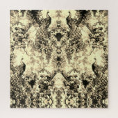 Viktorianisches Pfauenflorentoom Puzzle (Vertikal)