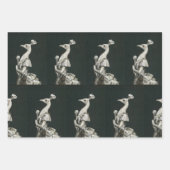 Viktorianisches Pfauenladenwrapping Paper-Set Geschenkpapier Set (Vorderseite 2)