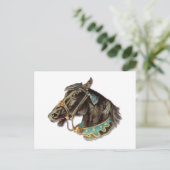 Viktorianisches Pferd Postkarte (Stehend Vorderseite)