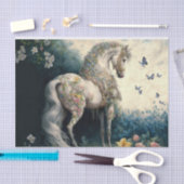 Viktorianisches Pferd Seidenpapier (Handwerk)