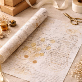 Viktorianisches Retuschierpapier Seidenpapier