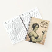 Viktorianisches Rezept Notizblock (Innenseite)