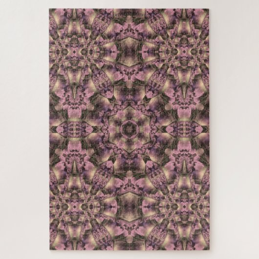 Viktorianisches Rosa Antik Puzzle (Vertikal)