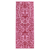 Viktorianisches rosa Motiv Geschenktüte Für Weinflaschen (Rückseite)
