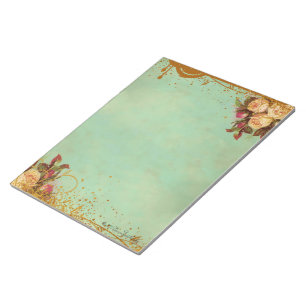 Viktorianisches Rosen Elegantes Papier-Notizblock Notizblock