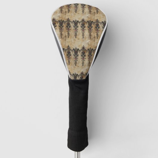 Viktorianisches Rubinpunt-Gotikmuster (3) Golf Headcover (Vorderseite)