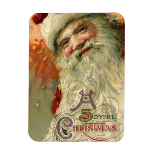 Viktorianisches Santa-Claus-Porträt, Weihnachten i Magnet