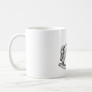 Viktorianisches Schaukelpferd Gravur Vintage Kinde Kaffeetasse