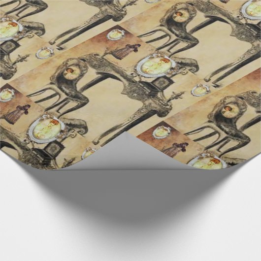 Viktorianisches Schleifpapier Geschenkpapier (Ecke)