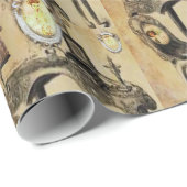 Viktorianisches Schleifpapier Geschenkpapier (Rolleneckpunkt)