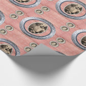 Viktorianisches Schleifpapier Geschenkpapier (Ecke)