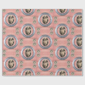 Viktorianisches Schleifpapier Geschenkpapier (Flach)