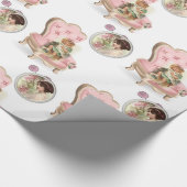 Viktorianisches Schleifpapier Geschenkpapier (Ecke)