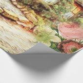 Viktorianisches Schleifpapier Geschenkpapier (Ecke)