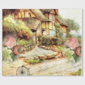 Viktorianisches Schleifpapier Geschenkpapier (Flach)