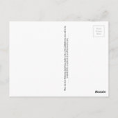 Viktorianisches Schleifrad Postkarte (Rückseite)