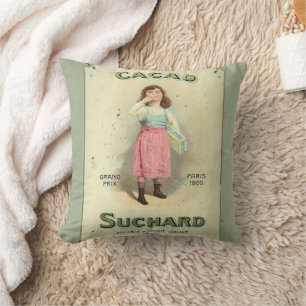 Viktorianisches Schokoladen-Kuss-Mädchen-Zucker Kissen