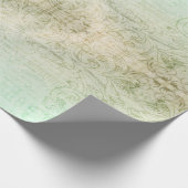 Viktorianisches Schriftzeichen-Mammutgold Geschenkpapier (Ecke)