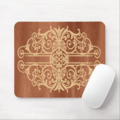 Viktorianisches Schwarz-Schwarz-Schwarz-Schwarz-Sc Mousepad (Mit Mouse)