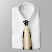 Viktorianisches Schwarz und Gold Krawatte (Gebunden)