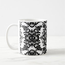 Viktorianisches Schwarz-Weiß-Goth #3 Kaffeetasse