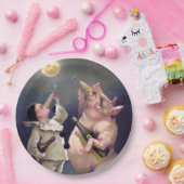 Viktorianisches Schwein Pappteller (Party)