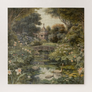Viktorianisches Seenschutzgebiet Heritage Art Puzzle