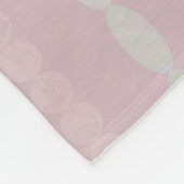 Viktorianisches Shabby Chic perlt Leuchter-Decke Fleecedecke (Ecke)
