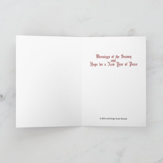 Viktorianisches St. Nick Dankeskarte (Innenseite)