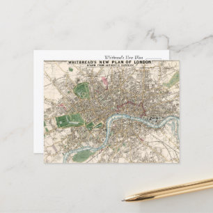 Viktorianisches Stadtbild Postkarte