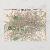 Viktorianisches Stadtbild Postkarte (Vorderseite)