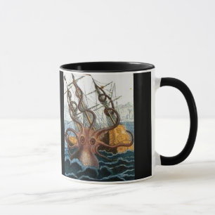 Viktorianisches Steampunk Kraken Tasse
