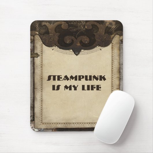 Viktorianisches Steampunk Leder mögen Mousepad (Mit Mouse)