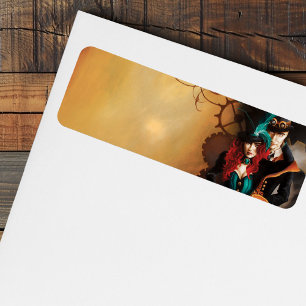 Viktorianisches Steampunk-Paar Eleganz Romantik