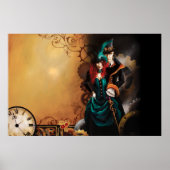 Viktorianisches Steampunk-Paar Poster (Vorne)